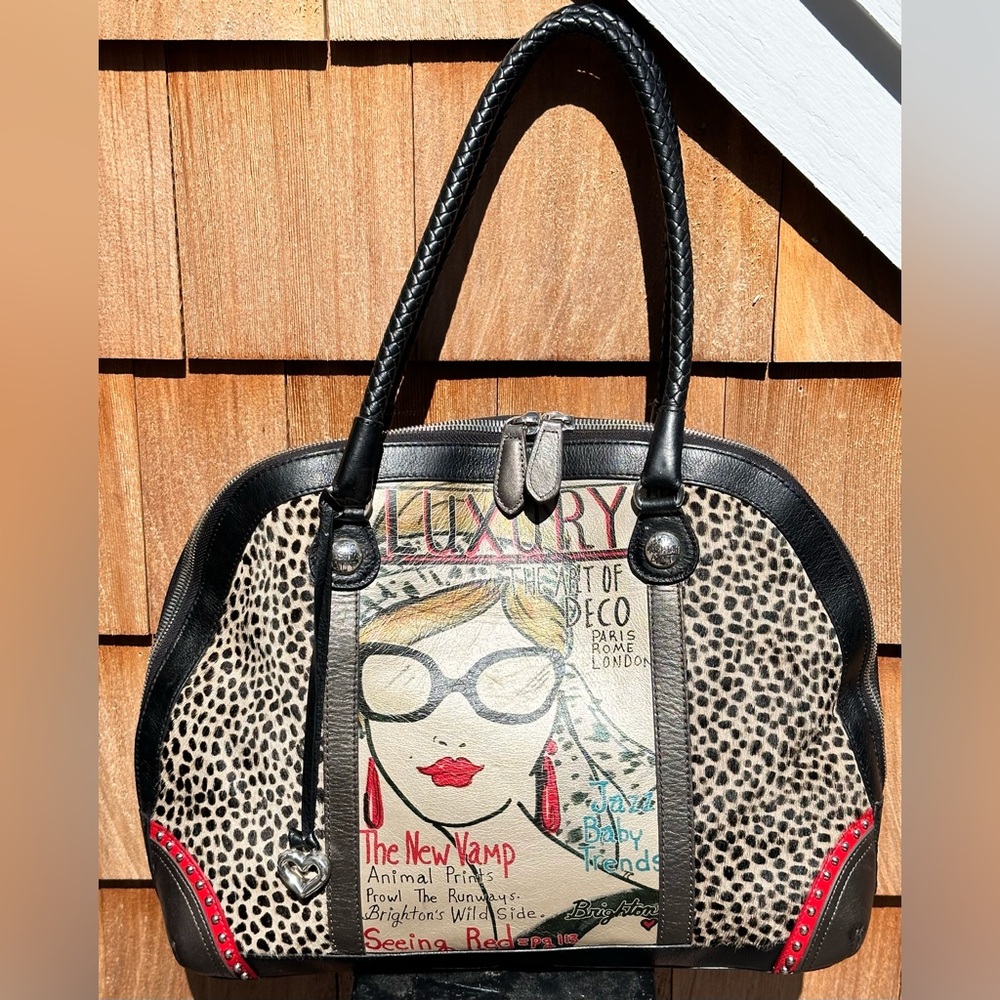 BRIGHTON ICONIC FASHIONISTA  GLAM CHIC COUTURE TOTE LIMITED EDITION LUXURY